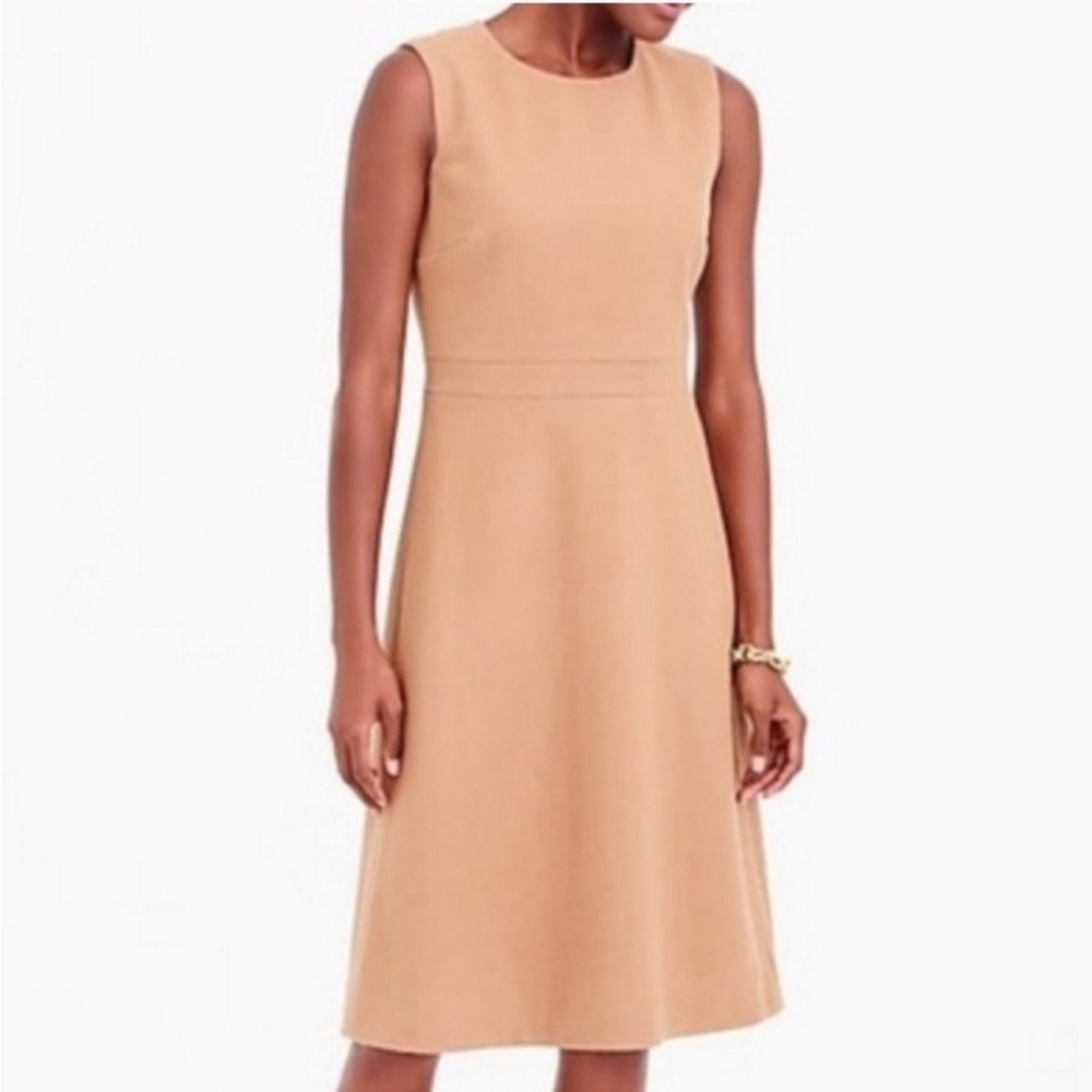 J. Crew A-line Dress in Double-Serge Wool size 8 - NWT